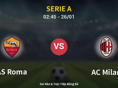 Kết Quả: AS Roma 1-1 AC Milan – Highlight & Bàn Thắng | Serie A