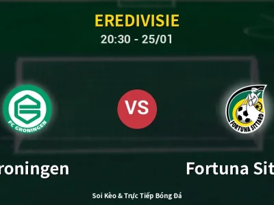 🔴 Trực Tiếp: Groningen 1-2 Fortuna Sittard – Link Xem Eredivisie (Full HD)