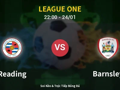 Soi Kèo Reading vs Barnsley – 22:00 24/01 | Nhận Định, Dự Đoán Tỷ Số