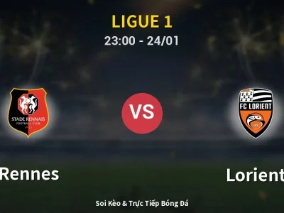 Soi Kèo Rennes vs Lorient – 23:00 24/01 | Nhận Định, Dự Đoán Tỷ Số