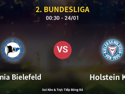 Kết Quả: Arminia Bielefeld 2-2 Holstein Kiel – Highlight & Bàn Thắng | 2. Bundesliga