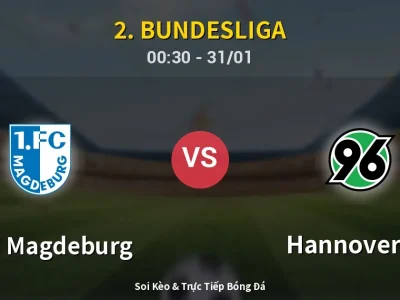 Kết Quả: 1. FC Magdeburg 1-2 Hannover 96 – Highlight & Bàn Thắng | 2. Bundesliga