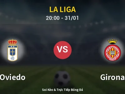 🔴 Trực Tiếp: Oviedo 1-0 Girona – Link Xem La Liga (Full HD)
