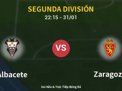 Soi Kèo Albacete vs Zaragoza – 22:15 31/01 | Nhận Định, Dự Đoán Tỷ Số