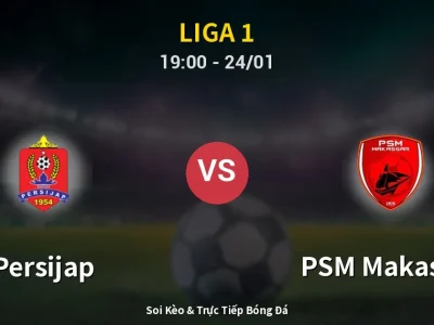 🔴 Trực Tiếp: Persijap 0-0 PSM Makassar – Link Xem Liga 1 (Full HD)