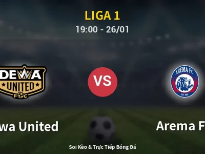 Kết Quả: Dewa United 2-0 Arema FC – Highlight & Bàn Thắng | Liga 1