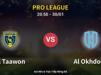 🔴 Trực Tiếp: Al Taawon 0-0 Al Okhdood – Link Xem Pro League (Full HD)
