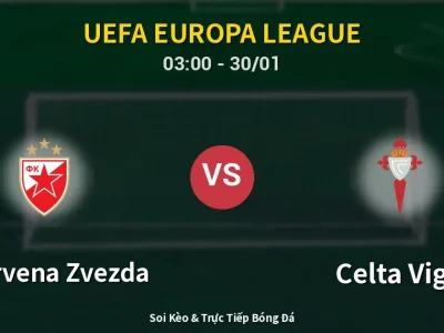 Kết Quả: FK Crvena Zvezda 1-1 Celta Vigo – Highlight & Bàn Thắng | UEFA Europa League