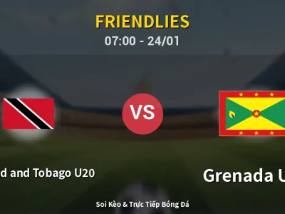 Kết Quả: Trinidad and Tobago U20 1-1 Grenada U20 – Highlight & Bàn Thắng | Friendlies