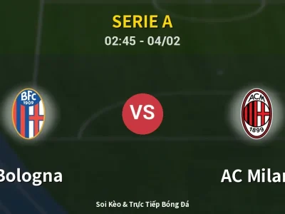 Kết Quả: Bologna 0-3 AC Milan – Highlight & Bàn Thắng | Serie A