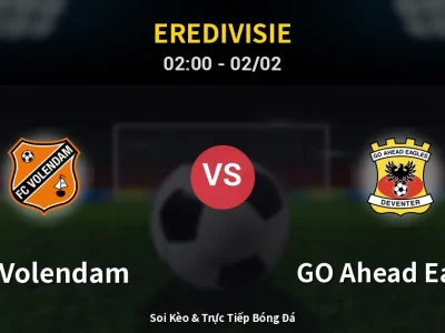 Kết Quả: FC Volendam 1-1 GO Ahead Eagles – Highlight & Bàn Thắng | Eredivisie