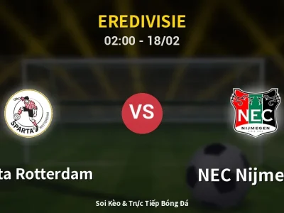 Kết Quả: Sparta Rotterdam 1-1 NEC Nijmegen – Highlight & Bàn Thắng | Eredivisie