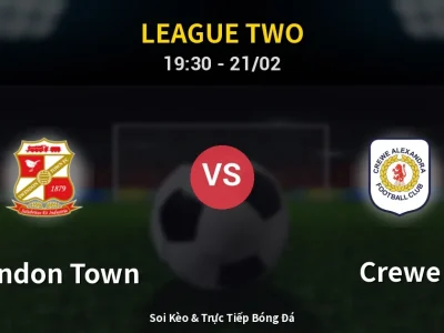 Kết Quả: Swindon Town 1-2 Crewe – Highlight & Bàn Thắng | League Two