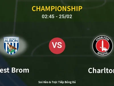 Kết Quả: West Brom 1-1 Charlton – Highlight & Bàn Thắng | Championship