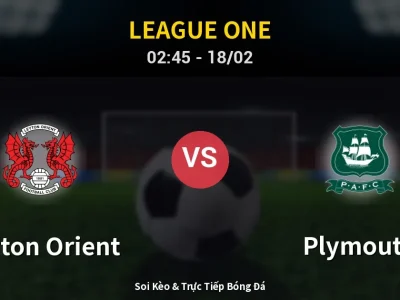 Kết Quả: Leyton Orient 1-3 Plymouth – Highlight & Bàn Thắng | League One