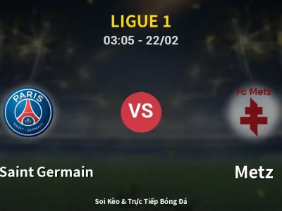 Kết Quả: Paris Saint Germain 3-0 Metz – Highlight & Bàn Thắng | Ligue 1