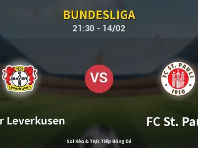 Soi Kèo Bayer Leverkusen vs FC St. Pauli – 21:30 14/02 | Nhận Định, Dự Đoán Tỷ Số