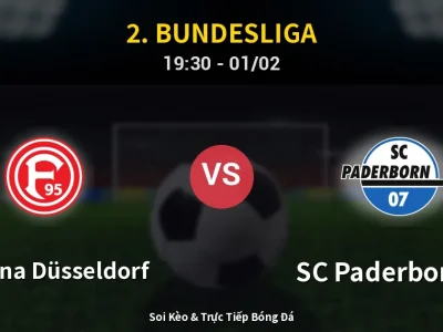 🔴 Trực Tiếp: Fortuna Düsseldorf 0-1 SC Paderborn 07 – Link Xem 2. Bundesliga (Full HD)