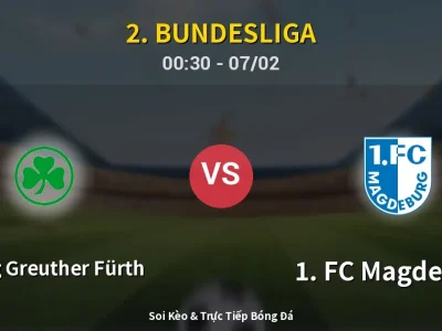 Kết Quả: SpVgg Greuther Fürth 4-5 1. FC Magdeburg – Highlight & Bàn Thắng | 2. Bundesliga