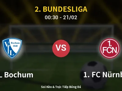 Kết Quả: VfL Bochum 1-1 1. FC Nürnberg – Highlight & Bàn Thắng | 2. Bundesliga