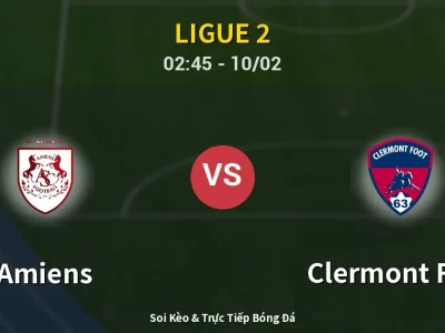 Kết Quả: Amiens 4-3 Clermont Foot – Highlight & Bàn Thắng | Ligue 2
