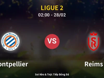 Kết Quả: Montpellier 0-0 Reims – Highlight & Bàn Thắng | Ligue 2