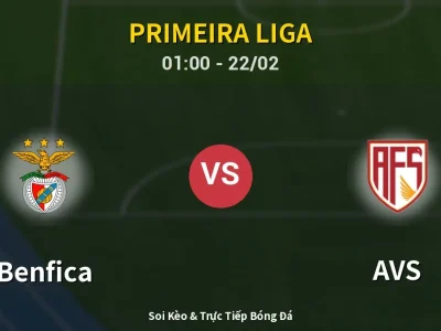 Kết Quả: Benfica 3-0 AVS – Highlight & Bàn Thắng | Primeira Liga
