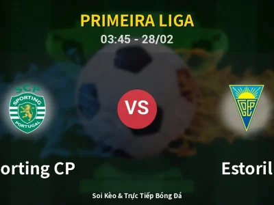 Kết Quả: Sporting CP 3-0 Estoril – Highlight & Bàn Thắng | Primeira Liga
