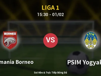 Kết Quả: Pusamania Borneo 2-1 PSIM Yogyakarta – Highlight & Bàn Thắng | Liga 1