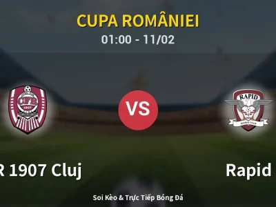 Kết Quả: CFR 1907 Cluj 1-1 Rapid – Highlight & Bàn Thắng | Cupa României