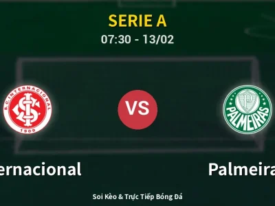 Kết Quả: Internacional 1-3 Palmeiras – Highlight & Bàn Thắng | Serie A