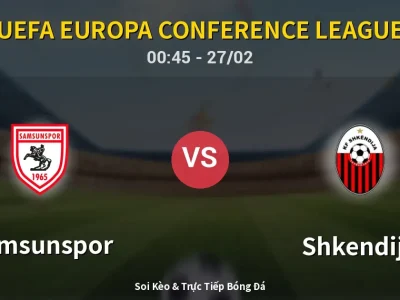 Kết Quả: Samsunspor 4-0 Shkendija – Highlight & Bàn Thắng | UEFA Europa Conference League