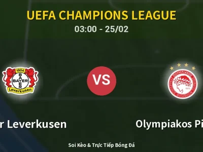 Kết Quả: Bayer Leverkusen 0-0 Olympiakos Piraeus – Highlight & Bàn Thắng | UEFA Champions League