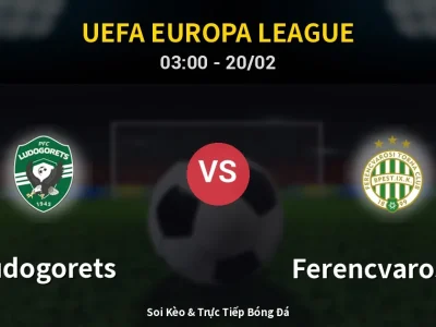 Kết Quả: Ludogorets 2-1 Ferencvarosi TC – Highlight & Bàn Thắng | UEFA Europa League