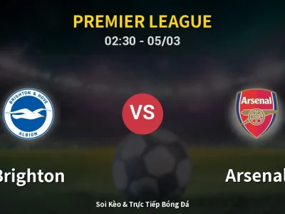 Kết Quả: Brighton 0-1 Arsenal – Highlight & Bàn Thắng | Premier League