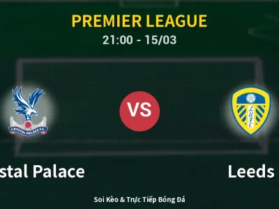 Soi Kèo Crystal Palace vs Leeds – 21:00 15/03 | Nhận Định, Dự Đoán Tỷ Số