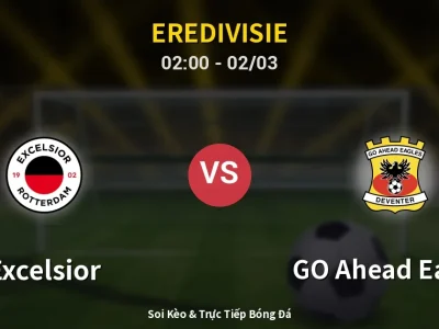 Kết Quả: Excelsior 0-1 GO Ahead Eagles – Highlight & Bàn Thắng | Eredivisie