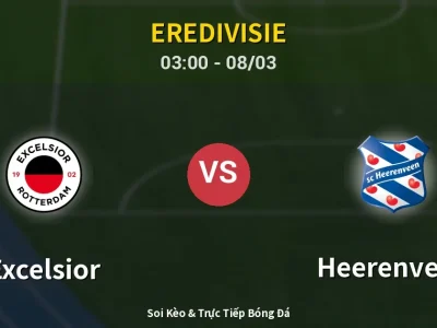 Kết Quả: Excelsior 1-2 Heerenveen – Highlight & Bàn Thắng | Eredivisie