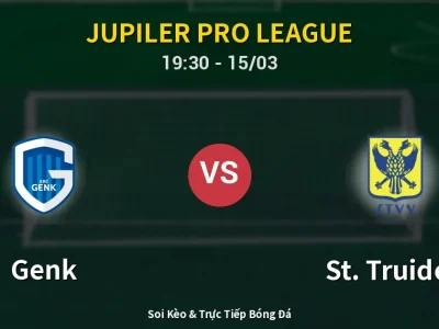 Soi Kèo Genk vs St. Truiden – 19:30 15/03 | Nhận Định, Dự Đoán Tỷ Số