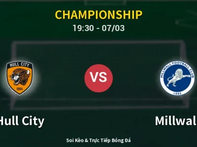 Kết Quả: Hull City 1-3 Millwall – Highlight & Bàn Thắng | Championship