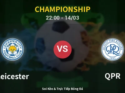 🔴 Trực Tiếp: Leicester 1-0 QPR – Link Xem Championship (Full HD)