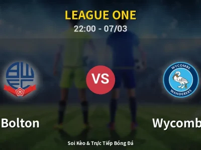 Soi Kèo Bolton vs Wycombe – 22:00 07/03 | Nhận Định, Dự Đoán Tỷ Số