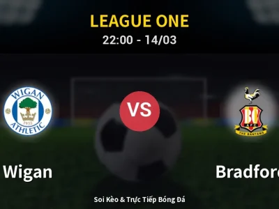 🔴 Trực Tiếp: Wigan 1-0 Bradford – Link Xem League One (Full HD)