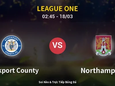 Kết Quả: Stockport County 2-1 Northampton – Highlight & Bàn Thắng | League One