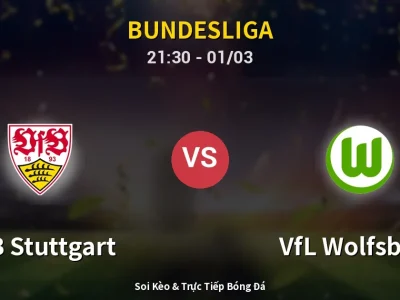 🔴 Trực Tiếp: VfB Stuttgart 3-0 VfL Wolfsburg – Link Xem Bundesliga (Full HD)