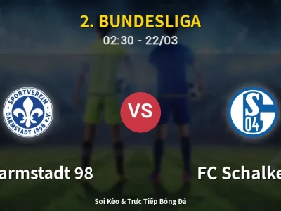 Kết Quả: SV Darmstadt 98 1-1 FC Schalke 04 – Highlight & Bàn Thắng | 2. Bundesliga