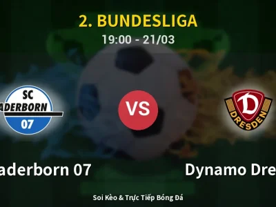 Soi Kèo SC Paderborn 07 vs Dynamo Dresden – 19:00 21/03 | Nhận Định, Dự Đoán Tỷ Số