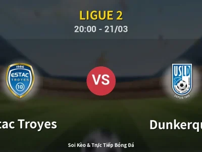 Soi Kèo Estac Troyes vs Dunkerque – 20:00 21/03 | Nhận Định, Dự Đoán Tỷ Số