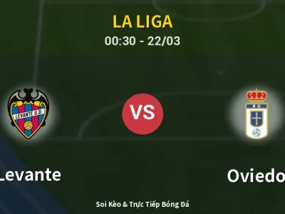 Kết Quả: Levante 4-2 Oviedo – Highlight & Bàn Thắng | La Liga