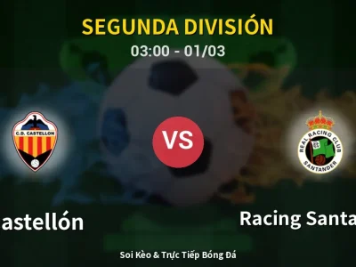 Kết Quả: Castellón 1-3 Racing Santander – Highlight & Bàn Thắng | Segunda División